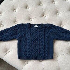 CuteNavy Blue Baby Gap Fisherman Sweater